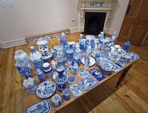 1 Home is where the art is: the rise of home-based galleries: JOHN CRUTHERS Sarah Goffman, Plastic Arts , 2008–2010, all works recycled plastic containers with paint and blue pen; shown at artroom5, Adelaide