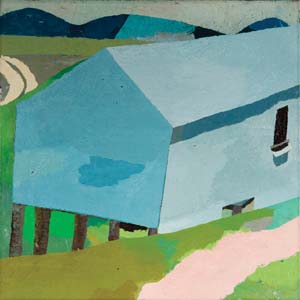 12 Jennifer Bell: Taking a Stand: HELEN STEPHENS From the Shedding Light series, 2010/11, each painting oil on board, 60 x 60cm