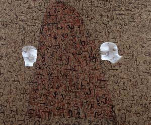 6 Dadang Christanto: Artist of Conscience for Humanity: CAROLINE TURNER Scent of a mountain , 2008, acrylic on linen, 137 x 167cm. Image courtesy the artist and Jan Manton Art, Brisbane