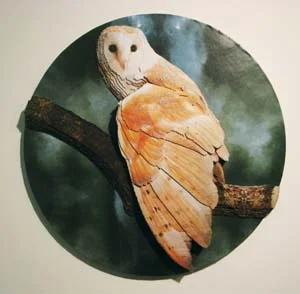 5 Natural Digression: to see what we don’t yet know we’re seeing: KIRSTEN RANN Rose Montebello, Night watch , 2010, paper, mountboard,, 41cm diameter. From the UTS Gallery exhibition Natural Digression . Image courtesy the artist