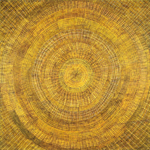 11 Decoding dataspheres: Abstract Nature at Samstag: MELINDA RACKHAM Regina Wilson, Sun mat , 2008, acrylic on linen, 200 x 200cm. Image courtesy the artist