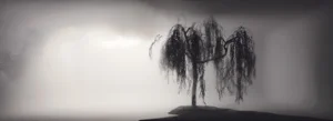 1 Has the APT lost its way?: SASHA GRISHIN Kibong Rhee, There is no place –Shallow cuts , 2008, glass, fog machine, artificial leaves, wood, steel, sand, motor, timer. Image courtesy the artist and Kukje Gallery