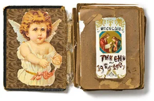6 West Coast Rules: Perth out-exhibiting Melbourne: ASHLEY CRAWFORD Nick Cave's notebook known as Sacred and Profane, 1985. Gift of Nick Cave, 2006 the Arts Centre, Performing Arts Collection. Photograph courtesy Dan Magree © 2007