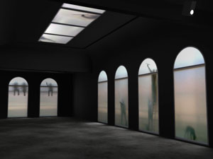 7 When in Venice ...: MARTYN JOLLY Krzysztof Wodiczko, Visitors , 2008/2009, video projection. Image courtesy the artist and Profile Foundation