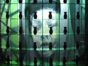 5 FAREWELL? A Review of the Shanghai Bienniale, Guangzhou Triennial and the Taipei Biennial: SOPHIE McINTYRE Maria Magdalena Compos-Pons and Neil Leonard, Porcelana de China/My Mother Told Me I am Chinese , 2008, multimedia installation. Image courtesy the artist and Guangzhou Triennial. All images in this article are photographed by Sophie McIntyre