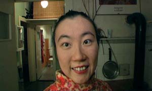 6 Shanghai High & Higher: MAURICE O'RIORDAN Effie Wu, Super Smile , 2007, still from one channel video, mini DV Pal. One of the standout works from ShContemporary 08: Best of Discovery exhibition . Image courtesy artist and Connoisseur Contemporary Gallery, Hong Kong