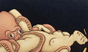 7 Sex in the Country: David Laity’s Laid Bare: JACQUI VERROCCHIO David Laity, Dream of the Fisherman’s Wife , 2003, oil on hessian on board. Courtesy the artist and Metro5 Gallery, Melbourne.