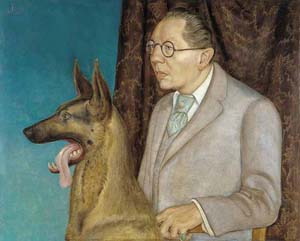 10 Dual purpose: Otto Dix’s Hugo Erfurth with Dog: JUSTINE BAYOD ESPOZ Otto Dix, Hugo Erfurth with Dog, 1926, tempera and oil on panel. Courtesy Thyssen-Bornemisza Museum Madrid, Spain