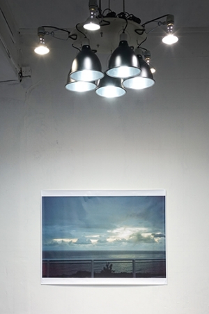 10 Fragile environments: The ‘Sea Pearl White Cloud’ project: Minerva Inwald, Guangzhou Trevor Yeung, Ten Suns and The Saddest Sunrise (Byron Bay) , 2016, installation view, Observation Society, Guangzhou, 2016; image courtesy the artist; photo: Trevor Yeung