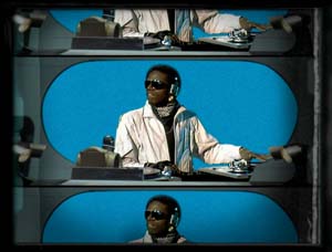 3 Old Skool Rules and the Yearning for Roots: RIC SPENCER Soda_Jerk, Astro Black: A History of Hip Hop (Episode One) , 2007. Courtesy the Penrith Regional Gallery and the Lewers Bequest