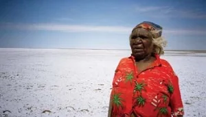 2 Cinema (and post-cinema) effects in APT5: ADRIAN MARTIN   Beck Cole [Australia, b1975, Warramungu/Luritja people] Production still from  The Lore of Love , 2005, Digital Betacam, 25 minutes, colour, stereo, Australia, Pintupi, Warlpiri, Luritja and English. Image courtesy of CAAMA Productions and the artist