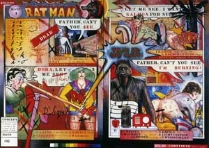 1 [sic] Juan Davila:DAVID HANSEN,  Sydney    Juan Davila,  Rat man,  1980, oil on canvas. Collection National Gallery of Victoria, purchased 1984. © the artist and Kalli Rolfe, Contemporary Art Copyright Agent