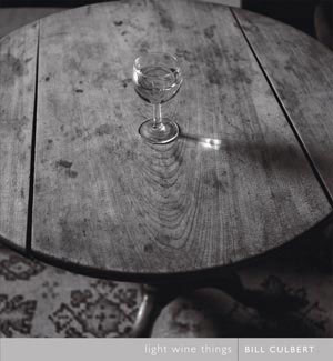 9 BOOK REVIEW: Light wine things , Bill Culbert: ELEN ENNIS dunedin Public Art Gallery, 2005 120 pp. RRP NZ $29.95