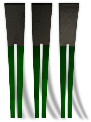 8 Kirstie Rea: Glass alchemies: Zsuzsi Soboslay, Canberra Kirstie Rea, Balancing the blades, 2004, kiln-formed, wheel-cut glass, 110 x 120 x 37cm; National Gallery of Australia, Canberra, purchased 2004