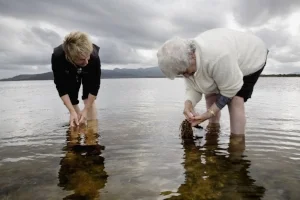 1 Dispatches: Andrew Stephens luna tunapri workshop, Bruny Island, 2011; photo: Lucia Rossi