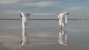 2 Welina mai ke aupuni o Hawai'i: Greetings from the Hawaiian Kingdom: Léuli Eshraghi, Honolulu Sama Alshaibi, Wasl (Union), 2016, video still, from the project 'Silsila'; image courtesy the artist and Ayyam Gallery, Beirut and Dubai