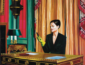 3 The Samstag legacy: The man, the program and the art: WENDY WALKER Anne Wallace, Sang-froid , 2004, oil on canvas. Private collection