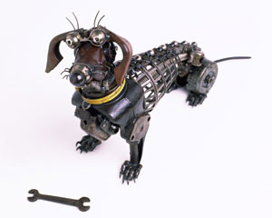 5 Anonymity and memory: The public art of Christopher Trotter: STEPHEN WRIGHT Christopher Trotter, Sparky , 1996, recycled steel