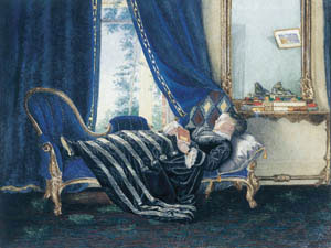 10 Emma Minnie Boyd: The invisible artist at the Mornington Peninsula Regional Gallery: BRENDA NIALL Emma Minnie Boyd, An afternoon nap , 1874, watercolour on paper. Private collection