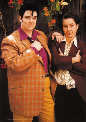 10 Kings of the Pacific Rim, HELEN McDONALD Del LaGrace Volcano, Elvis Herselvis and Harriet Dodge, San Francisco , 1998. Courtesy of the artist.