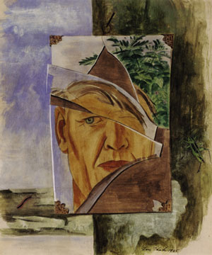 6 To look within: Self portraits in Australia at the University of Queensland Art Museum: TIMOTHY MORRELL Eric Thanke, Self portrait in a borken shaving mirror, , 1945, gouache on paper. Private collection, Geelong, Victoria.
