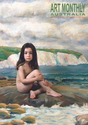 9 polixeni papapetrou 1960-2018: natalie king art monthly's july 2008 cover featuring polixeni papapetrou, olympia as lewis carroll's beatrice hatch before white cliffs, 2003, detail; type-C print