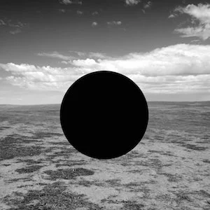3 returning the gaze: hayley millar-baker and james tylor in conversation james tylor, vanished scenes from an untouched landscape #12 , 2018, inkjet print on Hahnemühle paper with hole removed to a black velvet void, 25 x 25cm; image courtesy of vivien anderson gallery, melbourne, and gagprojects, adelaide and berlin