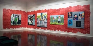 5 Winners are grinners, Perth David Griggs, Gacy habitat, 2005, synthetic polymer paint on canvas, installation view at the Perth Institute of Contemporary Arts. Courtesy of the artist and Kaliman Gallery, Sydney