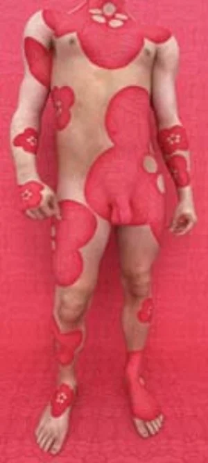 11 South Korea, democracy and art, EN YOUNG AHN Kim Joon, tattooress-stitch , 2005, C print. Courtesy and collection of the artist