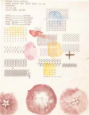 2 Someone’s Universe: the Art of Eugene Carchesio: DAVID PESTORIUS Eugene Carchesio, 187 works for the People’s Republic of Spiritual Revolution (detail), 1975-90, watercolour, pencil, collage, ink and pressed leaves on paper. 168 sheets ranging from 15 x 9cm to 22.6 x 17cm. Purchased 2002. Collection: Queensland Art Gallery