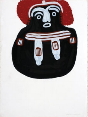 7 The art of the art advisor: Rodney Gooch and the invention of Aboriginal art at Utopia: PHILIP BATTY Angelina Pwerle, Old Time Ancestor , 1990, screenprint, 51 x 42.cm. Gift of Rodney Gooch (The Rodney Gooch Personal Collection), Flinders University Art Museum
