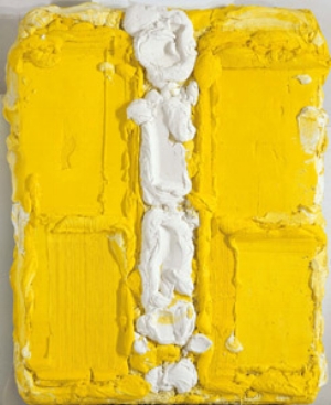 13 Sunlight under ice: Intensely Dutch, AGNSW: PRUE GIBSON Bram Bogart, Daybreak , 1997, pigment, oil, whiting on jute, 238 x 190cm. Collection of the artist