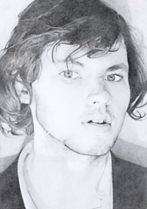 6 Educating for Art & Society: Rupert Myer Eleanor Orchard, Jackson , 2009, pencil, 29.7 x 21cm (image and sheet). School: Warrnambool College, Warrnambool. Image courtesy the artist and Top Arts, Victoria