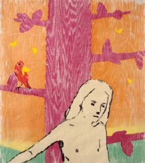 12 Seductive fictions: Enrique Martinez Celaya: PRUE GIBSON Enrique Martinez Celaya, Shine , from The Shine and The Storm Suite , 2009, colour woodcut on archival Thai mulberry paper, 99.1 x 86.4cm. image courtesy the artist and Liverpool Street Gallery, Sydney