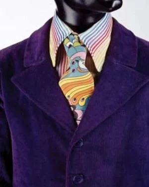 14 Lost in the Masquerade: ManStyle / Men + Fashion: ANDREW MONTANA Jean Paul Gaultier, Shirt , 1996, Spring/Summer 1996, silk, shell buttons, 79cm (centre back), 64cm (sleeve length). National Gallery of Victoria, Melbourne. Gift of Ron Ramsey, 1998