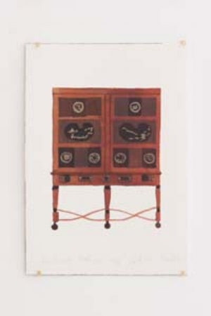 5 Double Dutch: Fluiten in het Donker (Whistling in the Dark), Amsterdam: RACHAEL WATTS Sara ven de Heide, Hollands Kabinet (detail), 2010-ongoing; 220 watercolours on paper (as of May 2011), each 18 x 26cm; courtesy the artist and Galerie Diana Stigter, Amsterdam