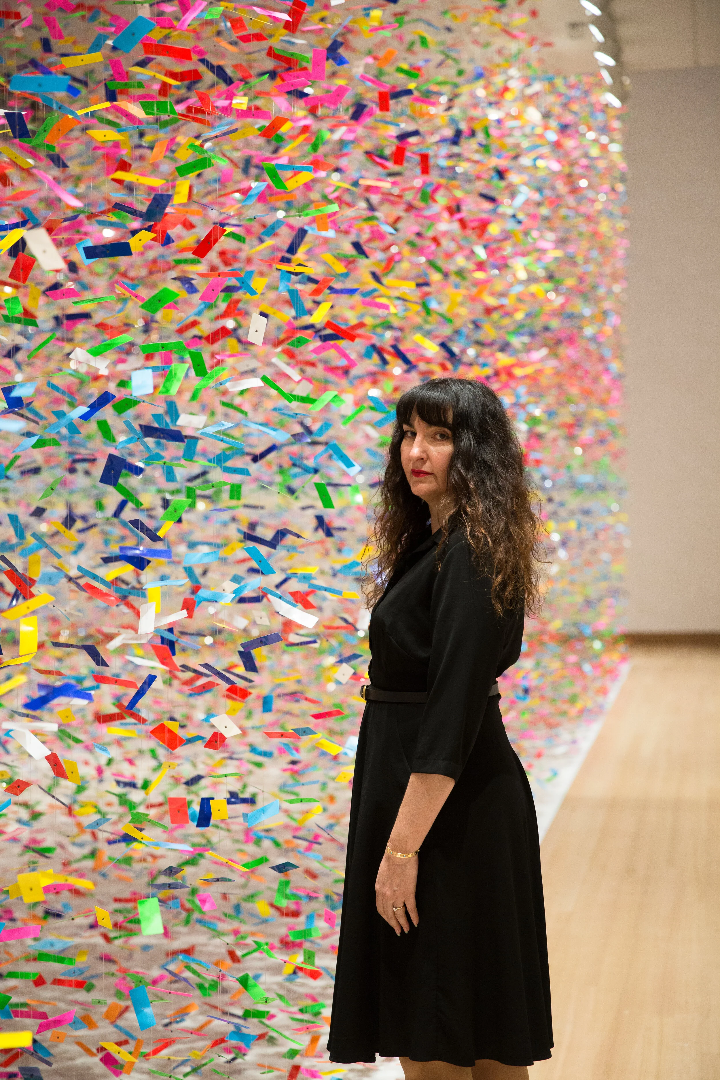 8  finale: bouquet  at Te Papa and Painting in the expanded field: nike savvas   Nike Savvas with  Finale: Bouquet  (2019) at Toi Art, the Museum of New Zealand Te Papa Tongarewa, Wellington; image courtesy Te Papa, Wellington; photo: Jack Fisher