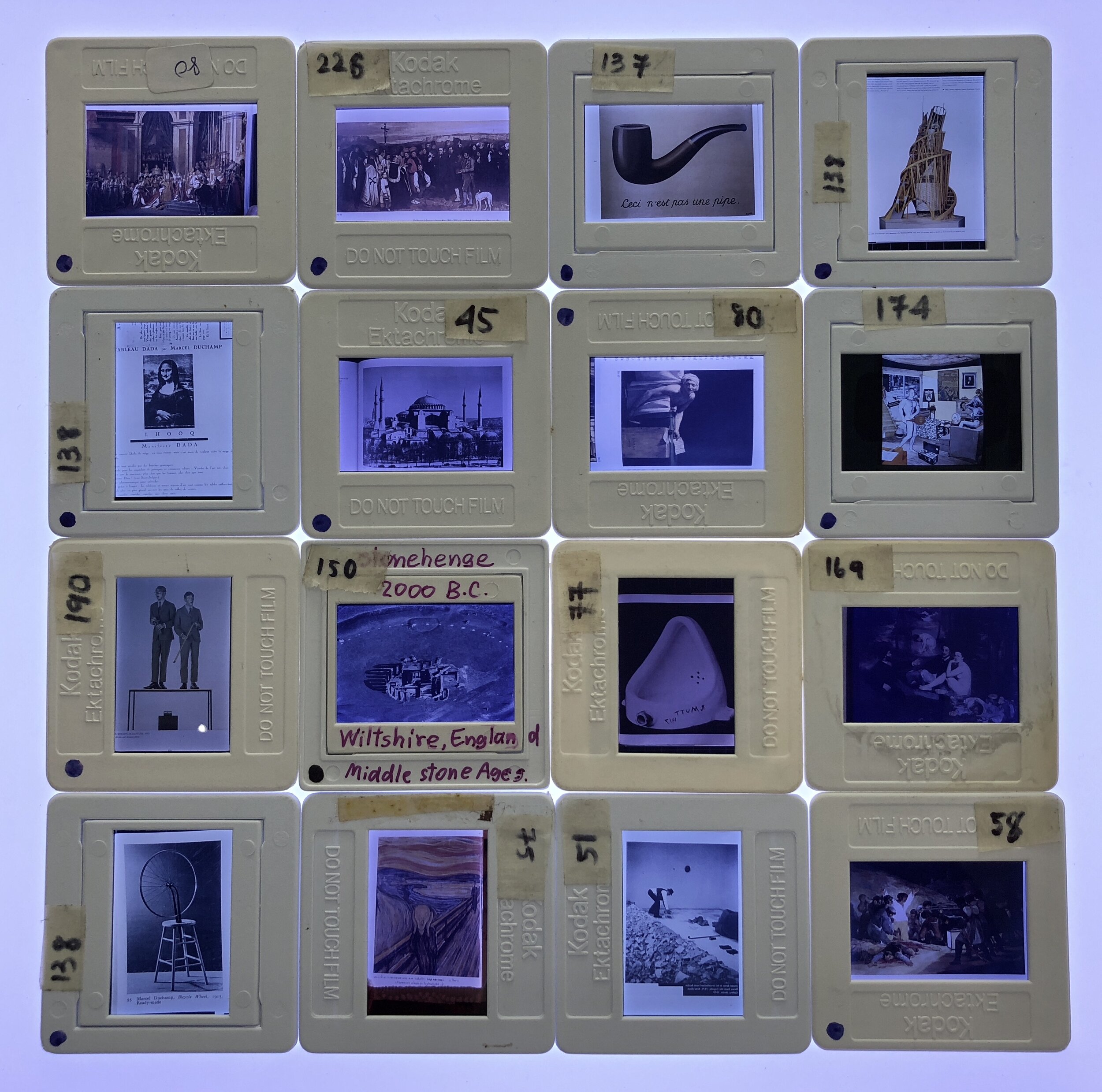 5 On archiving and possibilities: thanavi chotpradit   Detail of Somkiat Tangnamo’s slide archive at the Faculty of Fine Arts, Chiang Mai University; photo: Thanavi Chotpradit