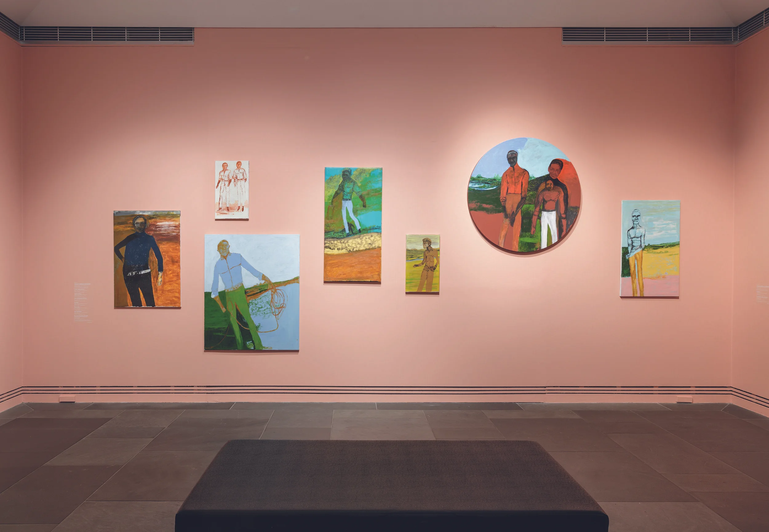 3 ‘Tarnanthi 2019’: still listening: michael fitzgerald,  adelaide    Nyaparu (William) Gardiner,  The Ballad of Billy Gardiner , 2014–18, installation view, ‘Tarnanthi 2019’, Art Gallery of South Australia (AGSA), Adelaide, 2019; image courtesy AGSA, Adelaide; photo: Saul Steed