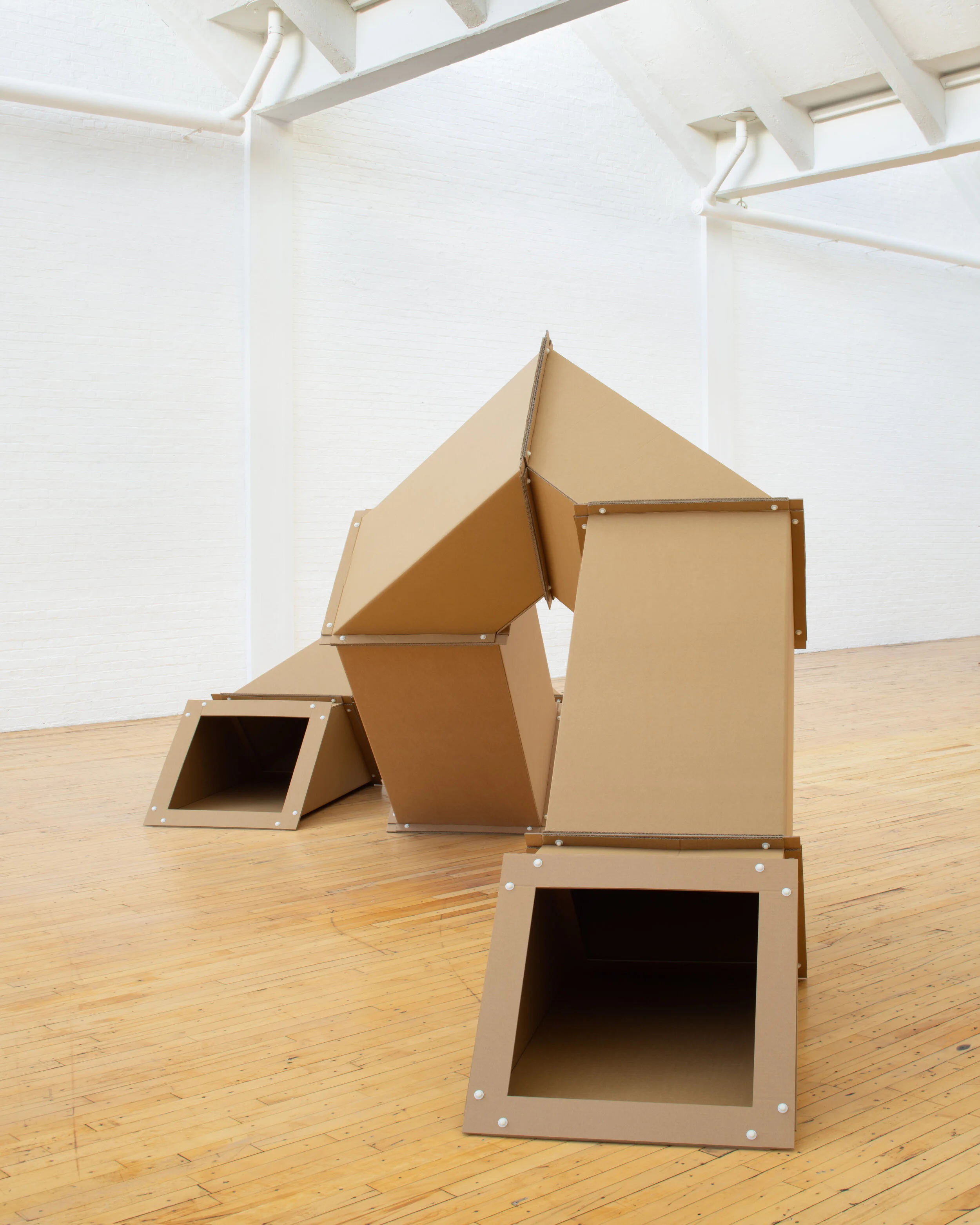 14 into the light: charlotte posenenske at dia:beacon: amelia winata,  new york    Charlotte Posenenske,  Vierkantrohre Serie DW (Square Tubes Series DW) , 1967/2018, installation view, Dia:Beacon, New York, 2019; image courtesy Dia Art Foundation, New York; photo: Bill Jacobson Studio, New York; © Estate of Charlotte Posenenske, Frankfurt