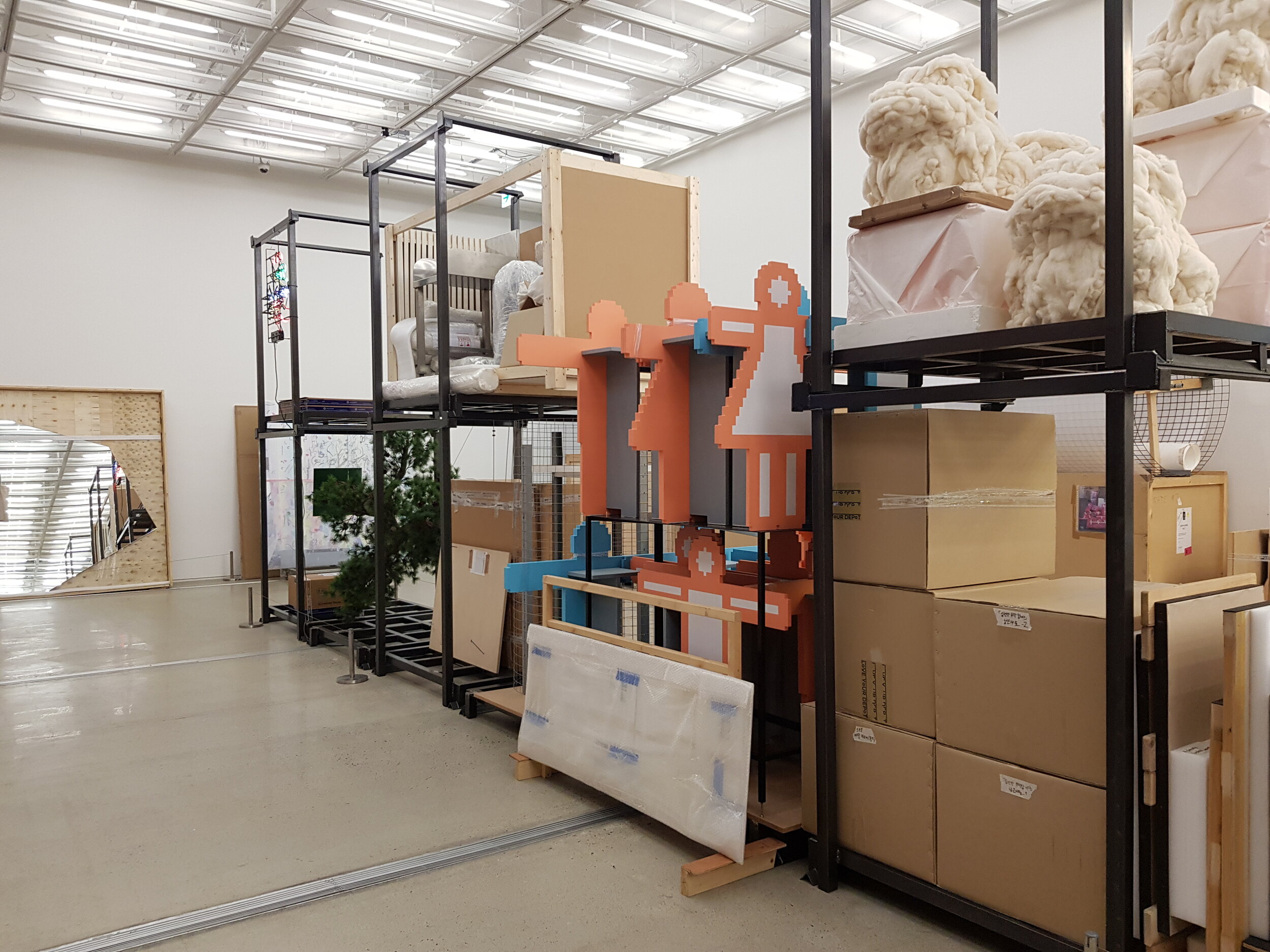 Jewyo Rhii, Love Your Depot , 2019, installation view, National Museum of Modern and Contemporary Art, Seoul, 2019; ? Jewyo Rhii; photo: Alex Burchmore