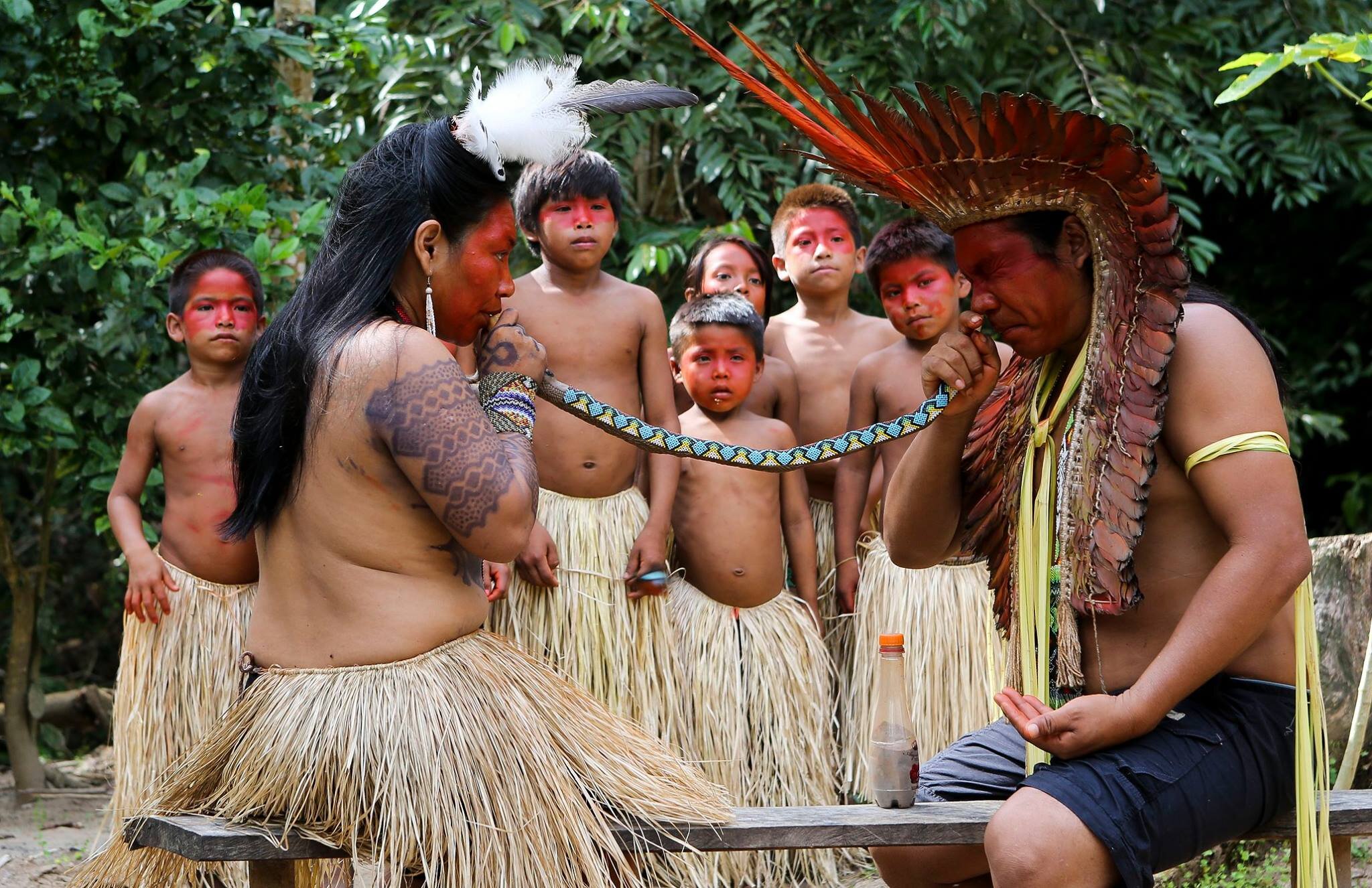  Lynette Wallworth,  Awavena , 2018, production still; photo: Greg Downing 