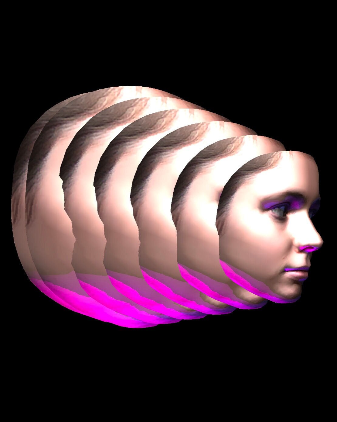  Jess Herrington,  Slinky Face , 2019, augmented reality face filter (available on Instagram @jess.herrington); image courtesy the artist 