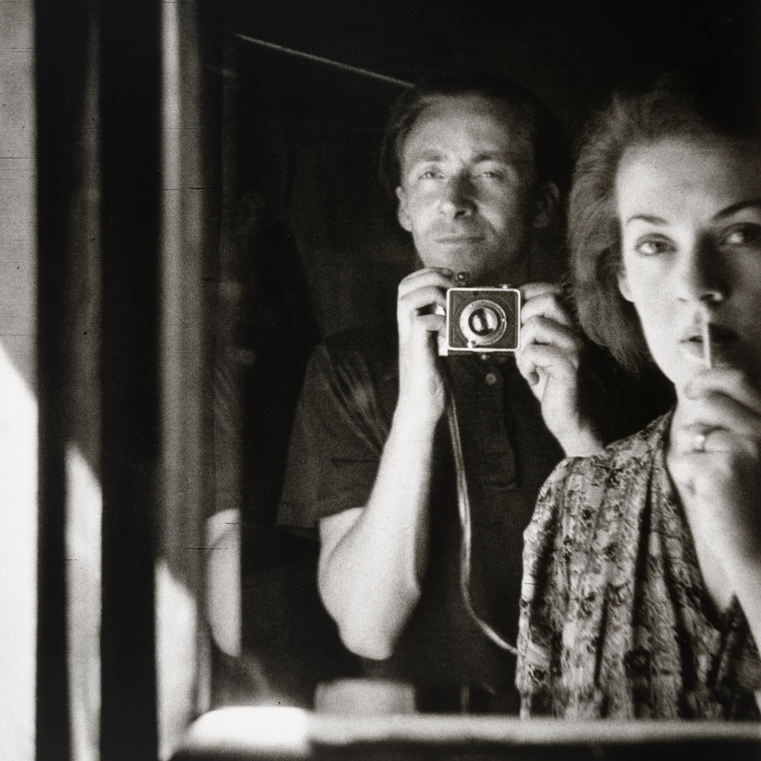  Albert Tucker,  In the mirror: Self portrait with Joy Hester , 1939, silver gelatin photograph on paper; image courtesy National Portrait Gallery, Canberra 