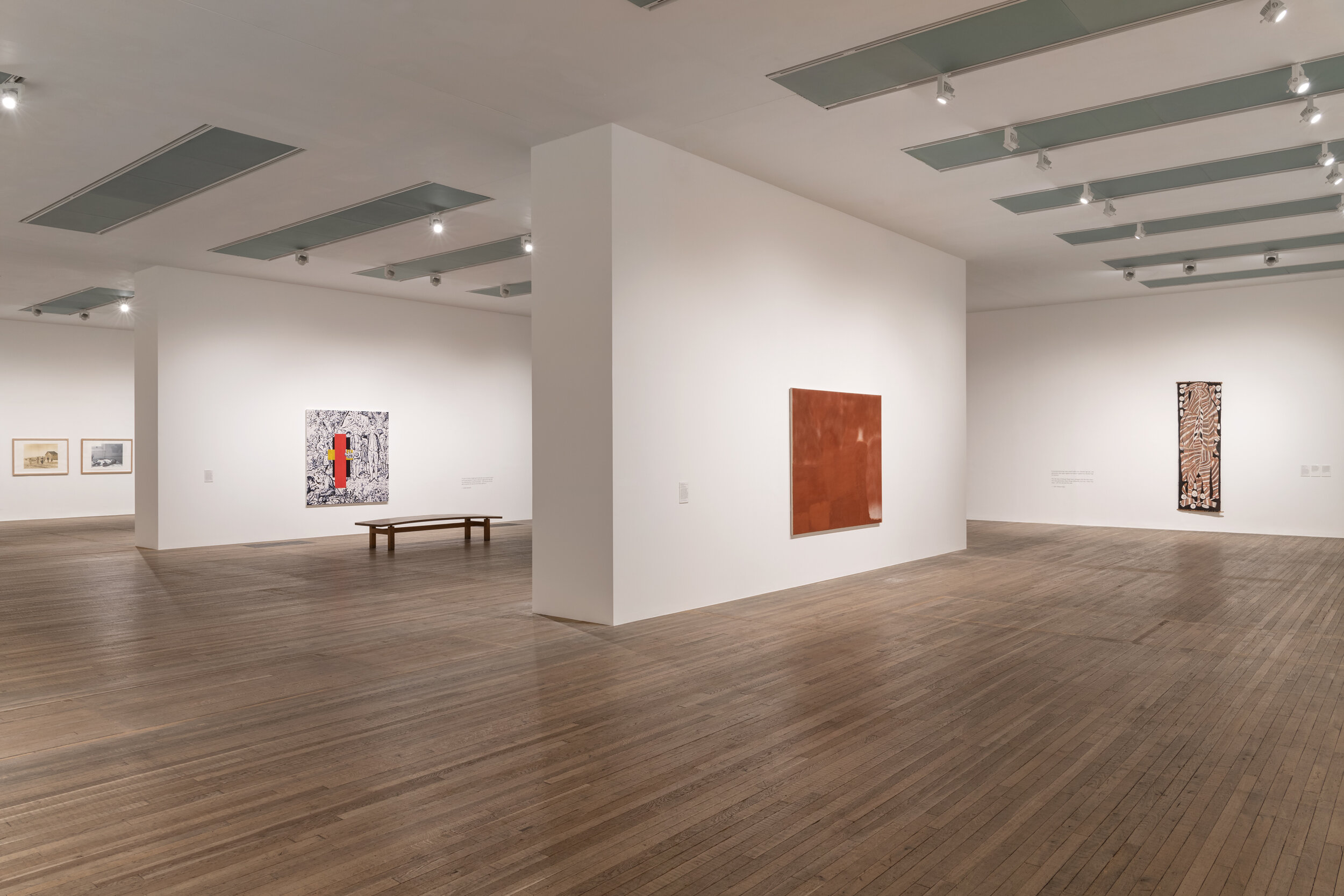   A Year in Art: Australia 1992 , exhibition installation view, Tate Modern, London, 2021; photo and ©: Joe Humphrys, Tate 