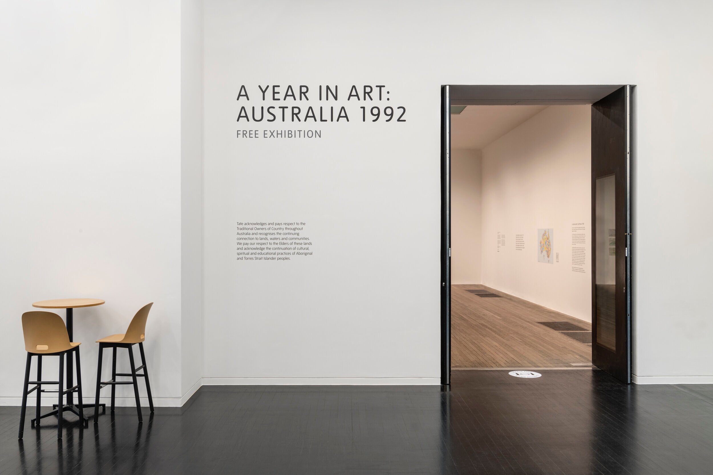   A Year in Art: Australia 1992 , exhibition installation view, Tate Modern, London, 2021; photo and ©: Joe Humphrys, Tate 