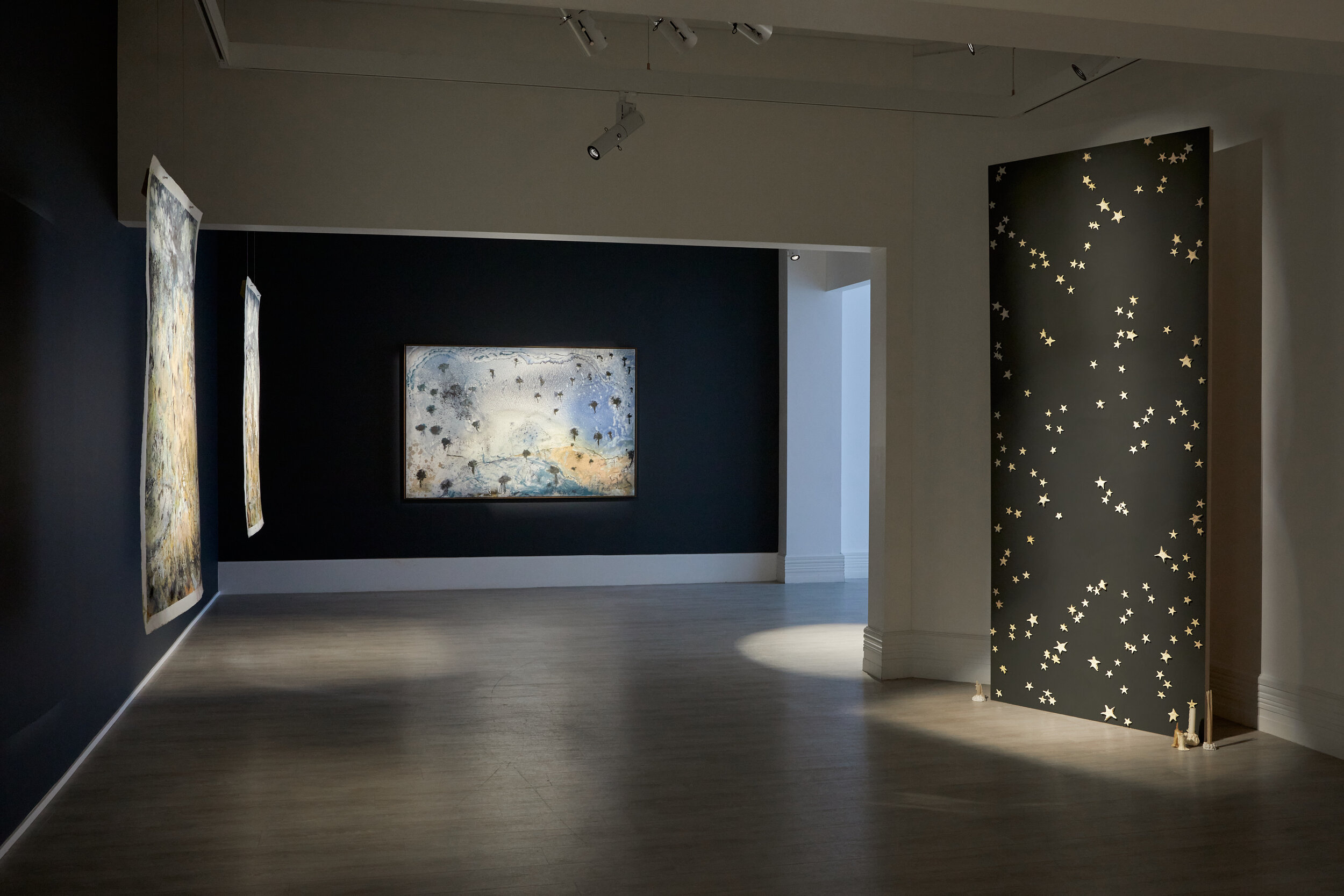   Julia Roche: Under a Winter Moon , exhibition installation view, Murray Art Museum Albury, 2021; photo: Jeremy Weihrauch 