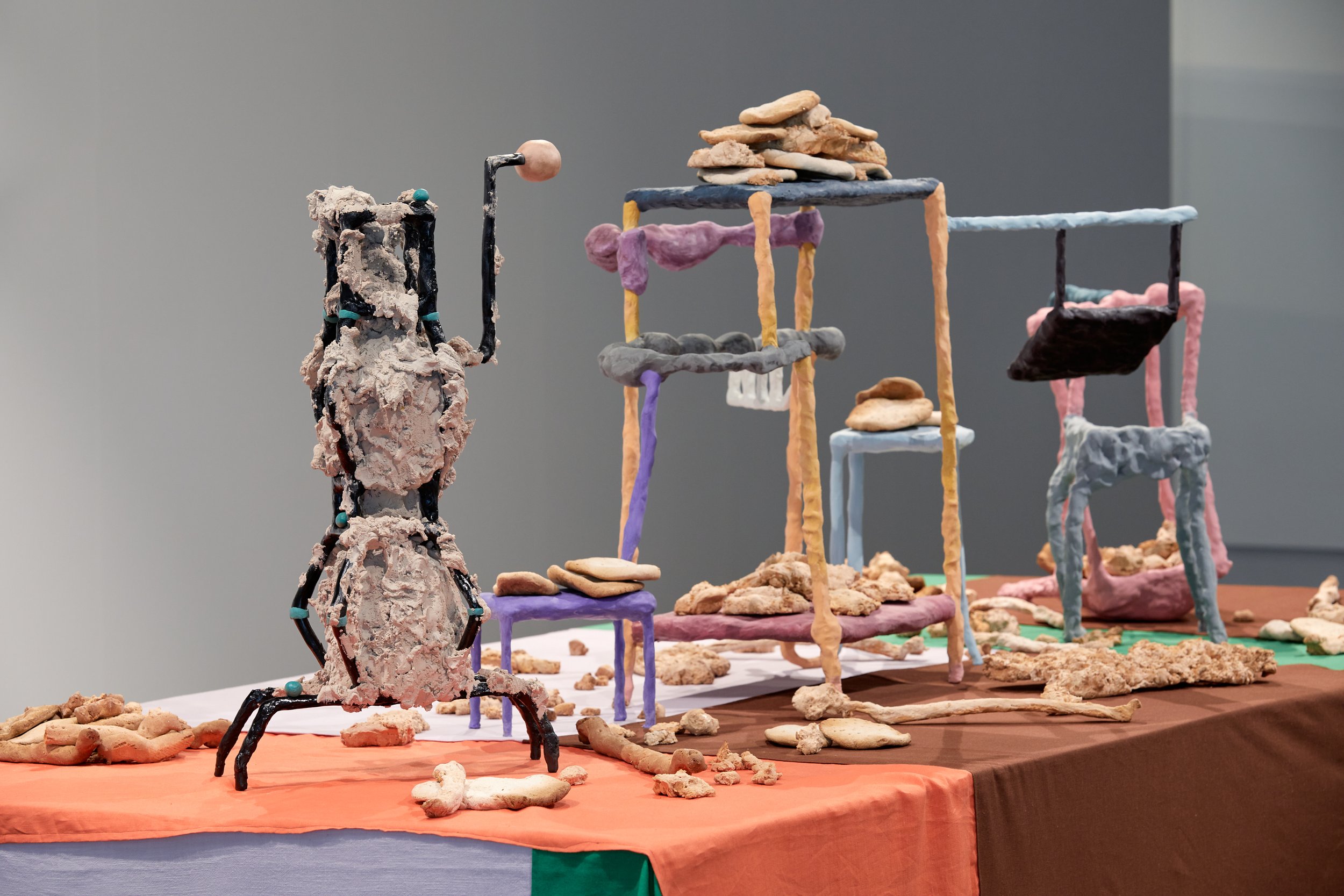  Nabilah Nordin,  Domestic Dough Facility , 2021, installation view, ‘SIMMER’, Murray Art Museum Albury, 2021; photo: Jeremy Weihrauch 