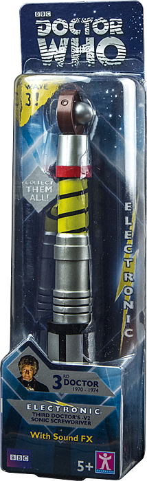 Third Doctors Sonic Screwdriver with Sound FX Doctor Who