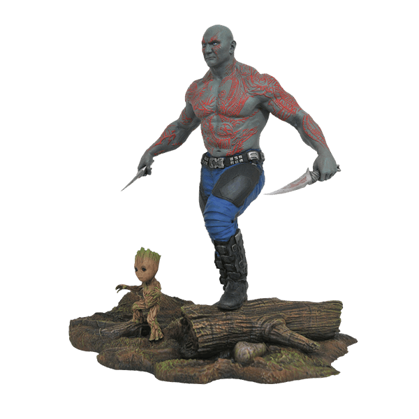 GUARDIANS OF THE GALAXY  - DRAX & GROOT DIORAMA